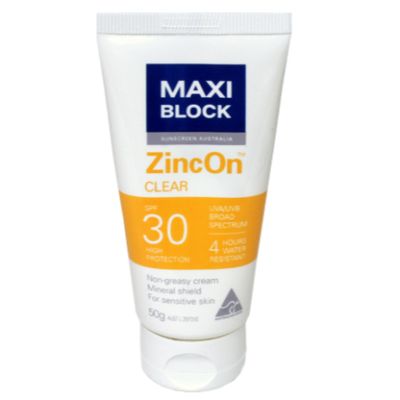 zinc on clear, sunscreen, ecomauritius.mu