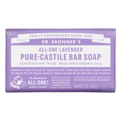 Dr bronner LAvender soap bar- ecomauritius.mu