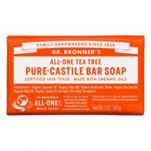 Dr bronner Tea tree bar soap - ecomauritius.mu