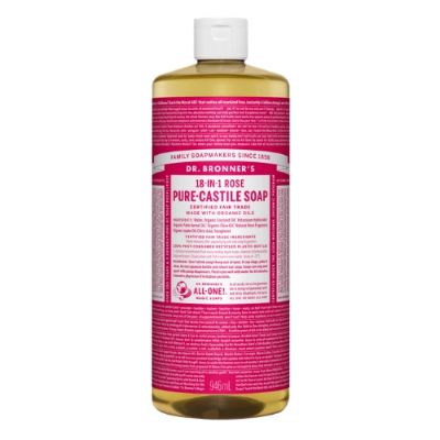 Dr bronner rose liquid soap-ecomauritius.mu