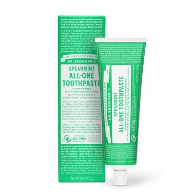 Dr Bronners Spearmint Toothpaste on EcoMauritius.mu