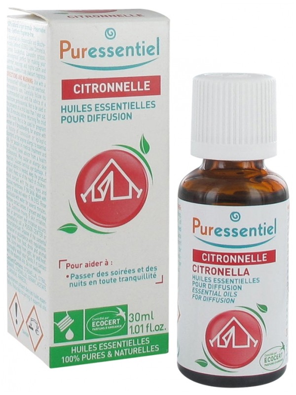 Citronella Essential Oils for Diffusion 30ml on ecomauritius.mu
