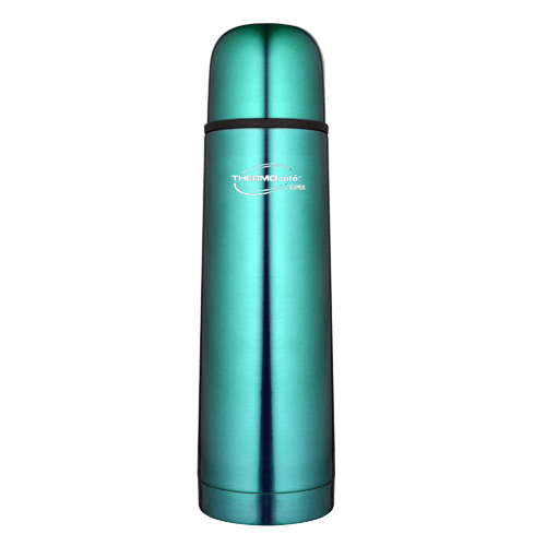 Stainless Steel Vaccum Thermos flask Blue on ecomauritius.mu