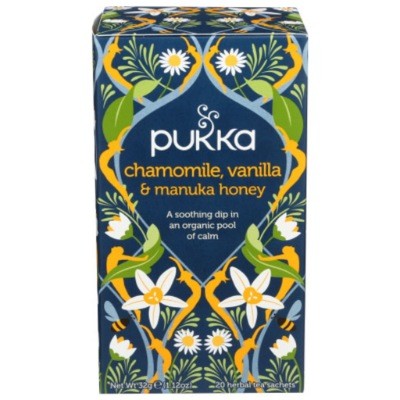 Chamomile, Vanilla & Manuka Honey Pukka Organic tea on ecomauritius.mu