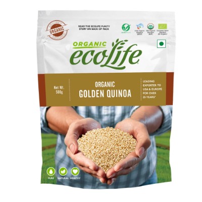 Ecolife India_500g_Golden Quinoa ecomauritius.mu