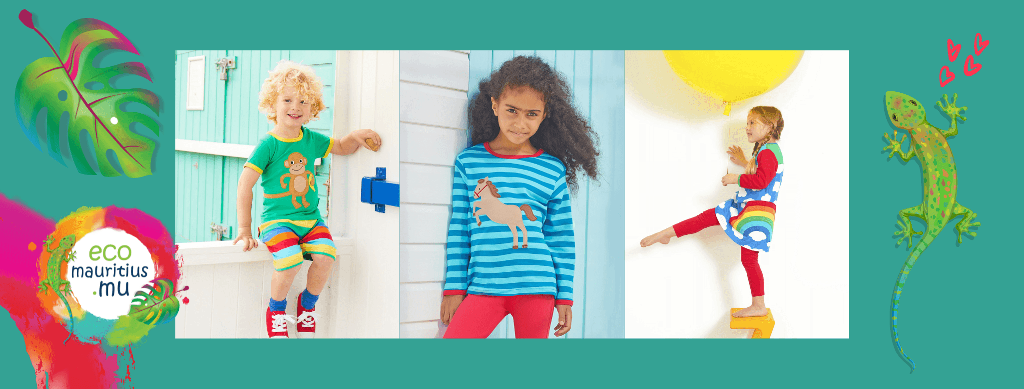 organic cotton and bamboo clothes for children on ecomauritius.mu