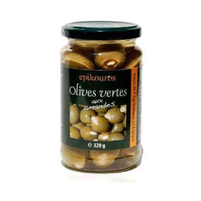 320g olives with Almond ecomauritius.mu