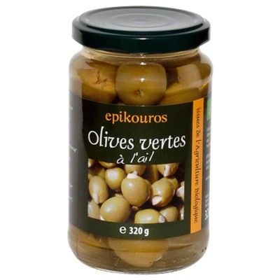 320g olives with garlic ecomauritius.mu