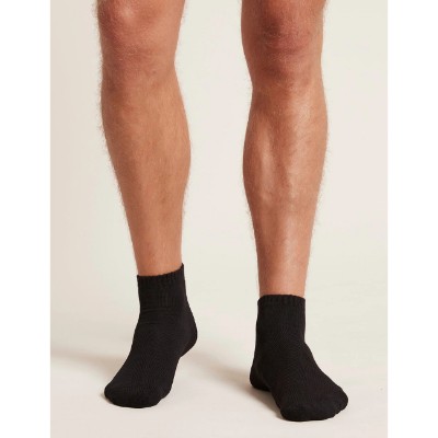 Men_s-Cushioned-Sports-Ankle-Sock-Black-Front_ecomauritius.mu