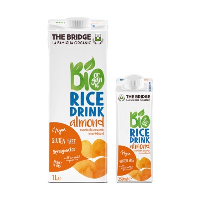 The Bridge Organic Rice Drink + Almond_ecomauritius.mu