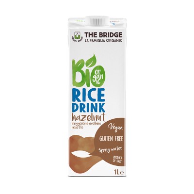 The Bridge Organic Rice Drink + Hazelnut_ecomauritius.mu