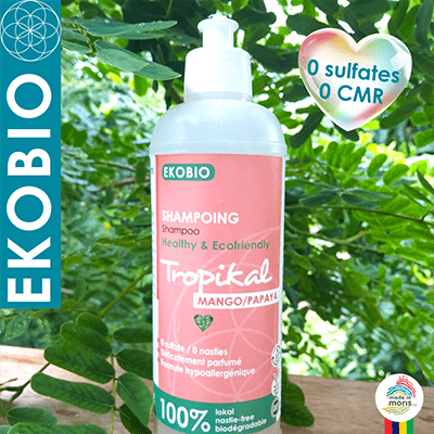 EKOBIO - Shampoo Tropikal (500ml/2L)_ecomauritius.mu