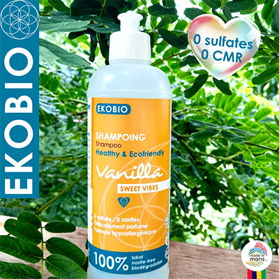 EKOBIO - Shampoo Vanilla (500ml/2L)_ecomauritius.mu